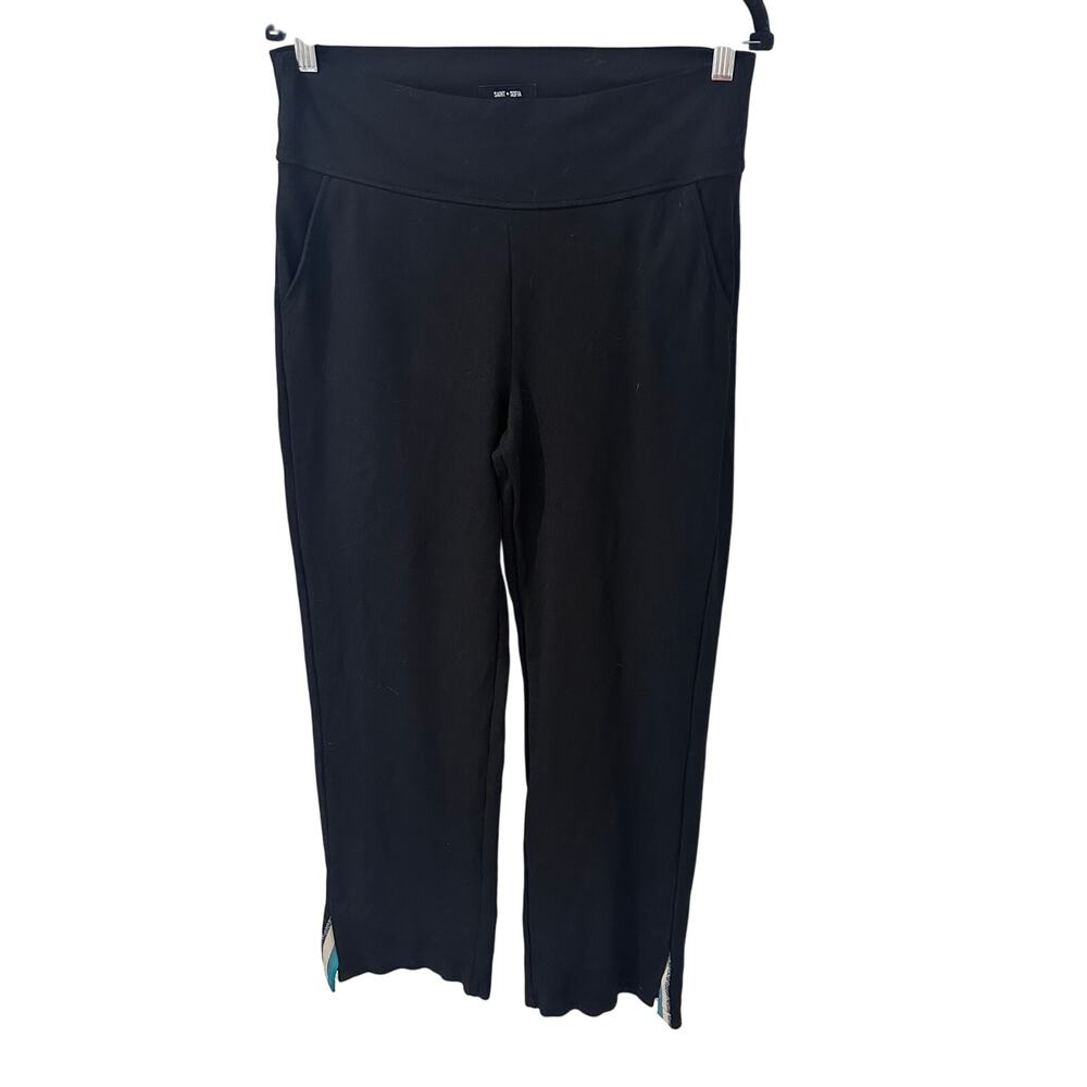 Saint + Sofia Women's Classic Runway Pant Side Stripe Trousers Pants, size 8